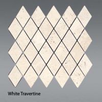 Plaquette de white travertine  30,5 x 30,5 x 1 cm